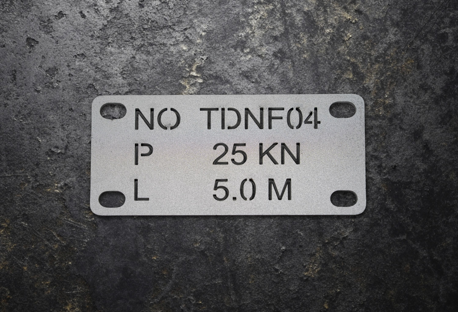 Maritieme typeplaat - The Dutch Nameplate Company